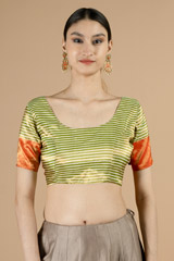 Green Stripe Blouse2311 video